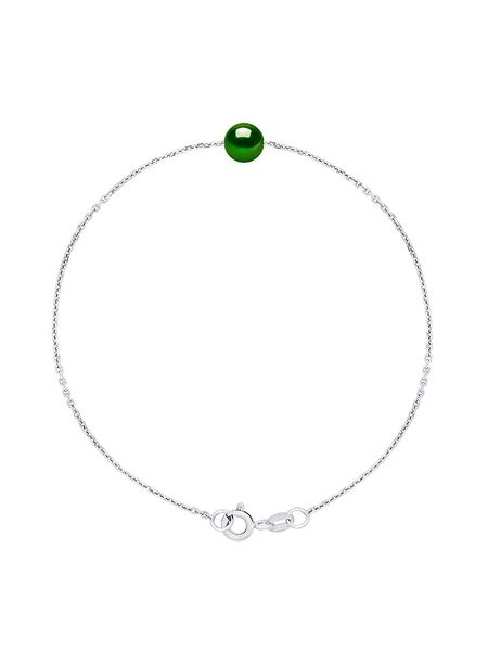 Pearl Addict Srebrna bransoletka z perłą rozmiar: onesize. Szare bransoletki Pearl Addict, z perłą, srebrne. Za 130.99 zł.