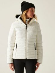 Regatta Kurtka pikowana "Kelane" w kolorze białym rozmiar: 38. Białe kurtki Regatta, bez wzorów, bez kaptura. Za 249.17 zł.