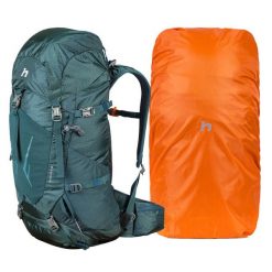 Plecak trekkingowy Hannah Wanderer 45 Deep Teal. Niebieskie plecaki Hannah, bez wzorów, bez dodatków. W wyprzedaży za 539.90 zł.