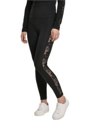 Urban Classics Legginsy w kolorze czarnym rozmiar: L. Czarne legginsy Urban Classics, bez wzorów, z koronki. Za 79.03 zł.