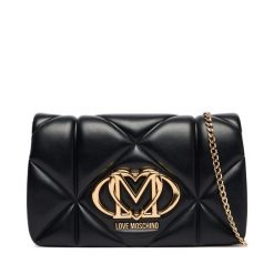 Torebka LOVE MOSCHINO. Czarne kopertówki Love Moschino, bez wzorów, wizytowe, bez dodatków. Za 789.99 zł.