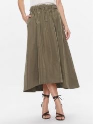 Marella Spódnica trapezowa Maman 2413101014 Brązowy Regular Fit. Brązowe spódnice Marella, bez wzorów, z syntetyku, trapezowe. Za 679.99 zł.