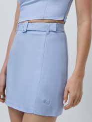 LeGer Spódnica "Majella" w kolorze błękitnym rozmiar: 42. Niebieskie spódnice LeGer, bez wzorów, z tkaniny, mini. Za 152.99 zł.