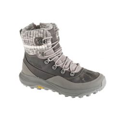Buty trekkingowe damskie, Siren 4 Thermo Mid Zip WP. Szare buty trekkingowe Merrell, z gumy, za kostkę, bez zapięcia. Za 892.00 zł.