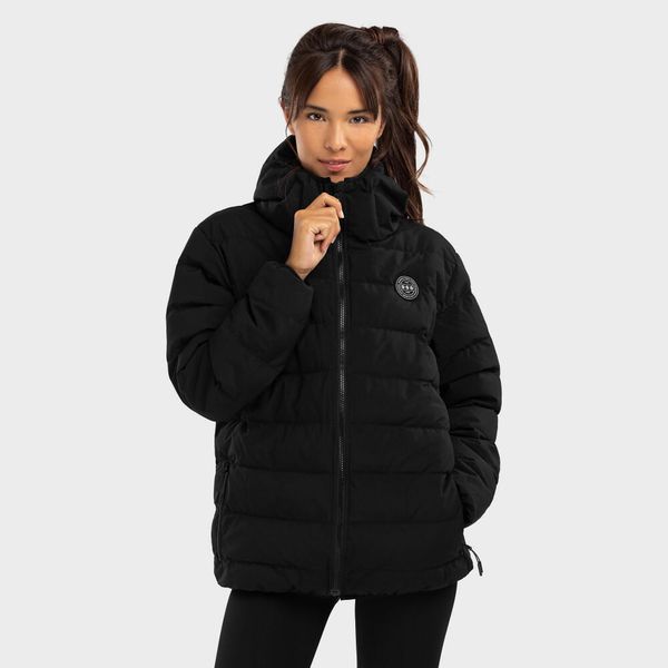 Wodoodporna kurtka puchowa damska Shelter-W. Czarne kurtki SIROKO, xl, bez wzorów, z puchu, z kapturem. W wyprzedaży za 211.00 zł.