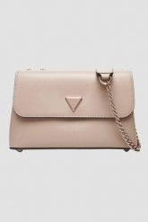 GUESS Torebka damska w kolorze taupe Daryna. Brązowe kopertówki Guess, z aplikacjami, ze skóry ekologicznej, duże, bez dodatków. W wyprzedaży za 459.99 zł.