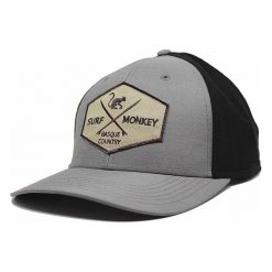 Czapka sportowa - Dry-Tech - Wodoodporna / Dorośli (Szary). Szare czapki z daszkiem SURF MONKEY, bez wzorów, sportowe. Za 179.95 zł.