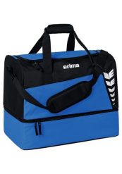 Torba sportowa z dolną przegrodą Erima Six Wings. Czarne torby sportowe Erima, bez wzorów, z poliesteru, na ramię. Za 138.50 zł.