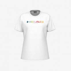 Koszulka damska Head Rainbow. Białe t-shirty sportowe Head, xl, bez wzorów, bez ramiączek, tenisowe. W wyprzedaży za 136.00 zł.