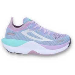 Buty do chodzenia damskie Fila Shocket Run. Fioletowe buty treningowe Fila, bez wzorów, z materiału, bez zapięcia, trekkingowe. Za 343.49 zł.