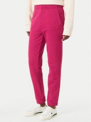 Lacoste Spodnie dresowe XF5268 Różowy ciemny Regular Fit. Czerwone spodnie dresowe Lacoste, bez wzorów, z bawełny. Za 549.99 zł.