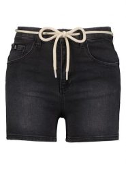 Alife and kickin Szorty dżinsowe "JanaAK" w kolorze czarnym rozmiar: S. Czarne szorty Alife and Kickin, bez wzorów, z tkaniny, klasyczne. Za 57.06 zł.