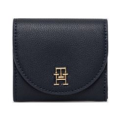 Tommy Hilfiger portfel damski kolor granatowy. Niebieskie portfele Tommy Hilfiger, bez wzorów. W wyprzedaży za 199.99 zł.