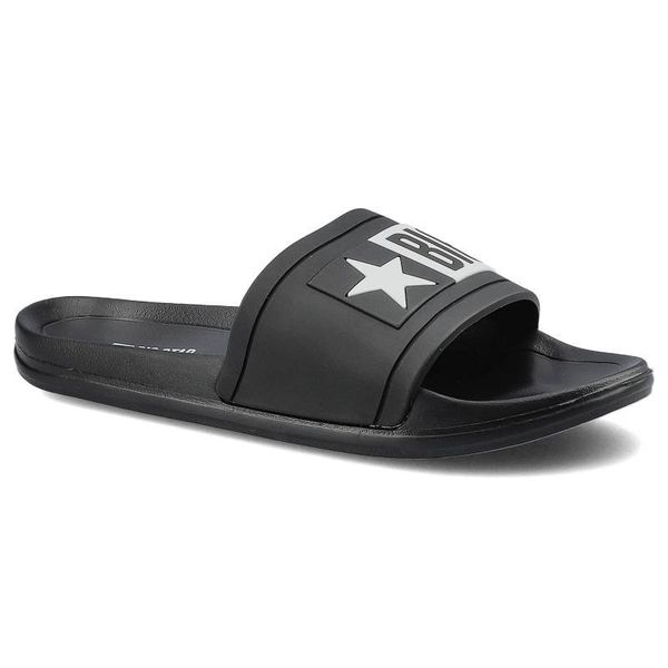Czarne Klapki Big Star Damskie Buty Na Lato. Czarne klapki BIG STAR, z aplikacjami, eleganckie, bez obcasa, bez zapięcia. Za 69.99 zł.