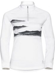 Odlo Bluza polarowa "Berra Graphic" w kolorze białym rozmiar: S. Białe bluzy bez kaptura ODLO, s, bez wzorów, z materiału, bez kaptura. Za 214.19 zł.