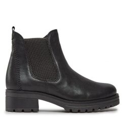 Botki Gabor. Czarne botki Gabor, bez wzorów, bez obcasa, na płaskiej podeszwie, bez zapięcia. Za 469.99 zł.