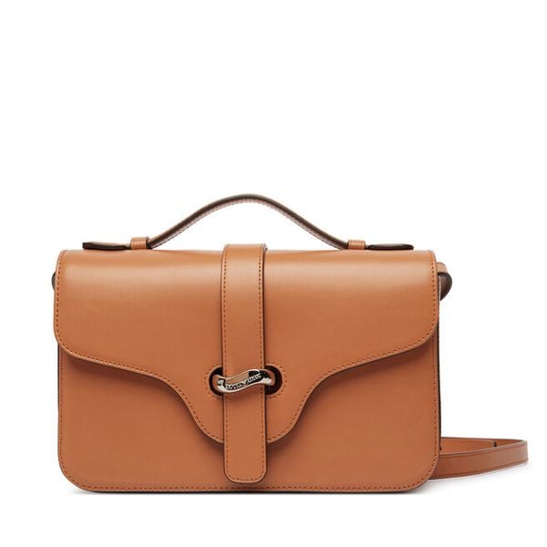 Torebka Emporio Armani. Brązowe listonoszki Emporio Armani, bez wzorów, bez dodatków. Za 1,330.99 zł.