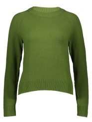 GAP Sweter w kolorze zielonym rozmiar: L. Zielone swetry GAP, l, bez wzorów, z bawełny, bez ramiączek. Za 140.95 zł.