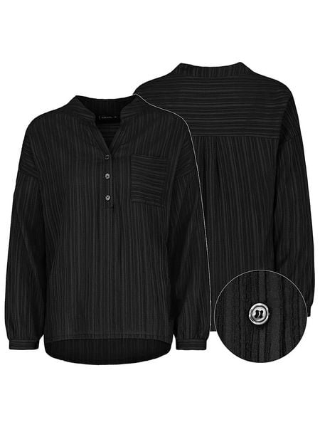 Sublevel Bluzka w kolorze czarnym rozmiar: S. Czarne bluzki Sublevel, s, bez wzorów, bez kołnierzyka, bez ramiączek. Za 74.28 zł.