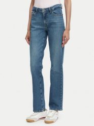 Guess Jeans Jeansy W6YA98 D1149 Niebieski Straight Leg. Niebieskie jeansy Guess Jeans, z aplikacjami, z bawełny. Za 439.99 zł.
