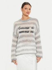 Kontatto Sweter 3M0195 AI253M23.V068 Biały Relaxed Fit. Białe swetry Kontatto, m, bez wzorów, z syntetyku, bez ramiączek. Za 259.99 zł.