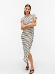 Vero Moda Sukienka w kolorze białym rozmiar: XS. Białe sukienki Vero Moda, xs, bez wzorów, bez kołnierzyka, bez ramiączek, maxi. Za 66.00 zł.