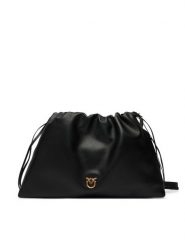 PINKO Torba MAXI CLUTCH+TRACOLLA SP Czarny. Czarne torebki klasyczne Pinko, bez wzorów, ze skóry, bez dodatków. Za 1,289.00 zł.