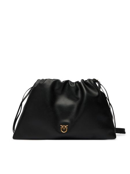 PINKO Torba MAXI CLUTCH+TRACOLLA SP Czarny. Czarne torebki klasyczne Pinko, bez wzorów, ze skóry, bez dodatków. Za 1,289.00 zł.