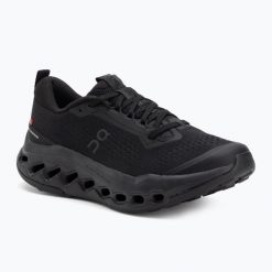 Buty do biegania damskie On Cloudsurfer Trail 2. Czarne buty do biegania On, bez wzorów, bez zapięcia, do biegania. Za 689.99 zł.