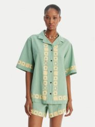 Quiksilver Koszula Bahamas EQWWT03145 Zielony Relaxed Fit. Zielone koszule Quiksilver, m, bez wzorów, z bawełny, bez kołnierzyka, bez ramiączek. Za 299.99 zł.