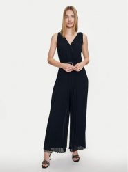 Morgan Kombinezon 221-PSAMARA Granatowy Regular Fit. Niebieskie sukienki Morgan, bez wzorów, z syntetyku, bez kołnierzyka, bez ramiączek. Za 539.99 zł.