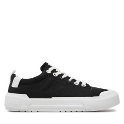 Trampki Big Star Shoes. Czarne trampki BIG STAR SHOES, bez wzorów, retro, bez zapięcia. Za 99.99 zł.