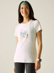 Regatta Koszulka funkcyjna "Fingal Stretch" w kolorze miętowym rozmiar: 34. Zielone t-shirty sportowe Regatta, bez wzorów, z materiału, bez ramiączek, outdoorowe. Za 41.49 zł.