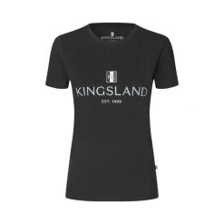 Koszulka damska Kingsland Classic. Czarne t-shirty sportowe KINGSLAND, bez wzorów, bez ramiączek. Za 239.50 zł.