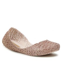 Baleriny Melissa. Żółte baleriny Melissa, bez wzorów, bez obcasa, bez zapięcia. Za 299.99 zł.