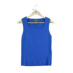 Second life - Damski niebieski sweter - Jak nowy. Niebieskie swetry Ralph Lauren, bez wzorów, bez ramiączek. Za 114.98 zł.