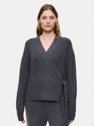 Triumph Kardigan Amourette Cozy 10225069 Szary Relaxed Fit. Szare swetry Triumph, bez wzorów, z syntetyku, bez ramiączek. Za 184.00 zł.