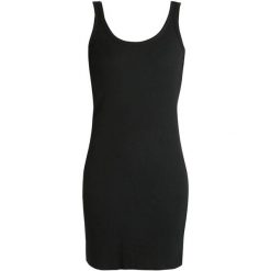 Elegancka Czarna Sukienka Romina - Luksus i Wygoda. Czarne sukienki WE THE PEOPLE, m, bez wzorów, z bawełny, eleganckie, bez kołnierzyka, bez ramiączek, dopasowane. Za 189.99 zł.
