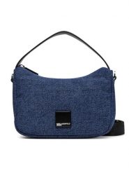 Karl Lagerfeld Jeans Torebka A3W30210 Niebieski. Niebieskie torebki klasyczne Karl Lagerfeld Jeans, bez wzorów, z jeansu, bez dodatków. Za 419.99 zł.