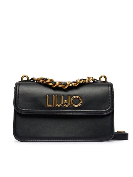 Liu Jo Torebka AA6121 E0958 Czarny. Czarne listonoszki Liu Jo, bez wzorów, ze skóry, bez dodatków. Za 447.99 zł.
