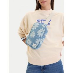 Torebka Roxy. Niebieskie listonoszki Roxy, bez wzorów, bez dodatków. Za 79.99 zł.