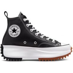 Adidasy Converse Run Star Hike Platform Foundational, Dla obu płci. Czarne buty sportowe lifestyle Converse, bez wzorów, ze skóry, retro, bez zapięcia. Za 790.00 zł.