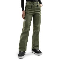 Spodnie snowboardowe hardshell damskie P2-W Taiga. Zielone spodnie narciarskie SIROKO, bez wzorów, z hardshellu, narciarskie. Za 425.00 zł.