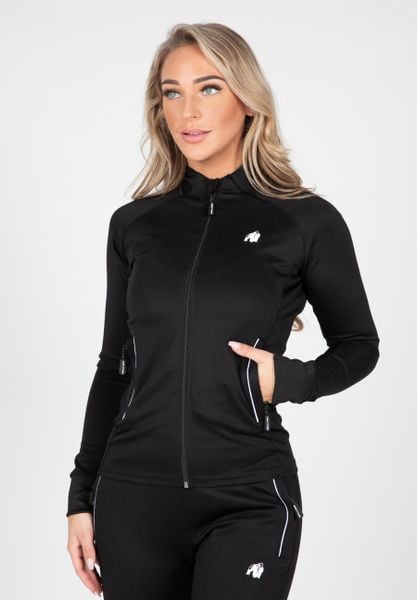 Rochelle Kurtka dresowa - Czarny. Czarne kurtki GORILLA WEAR, xs, bez wzorów, z dresówki, bez kaptura. Za 301.00 zł.