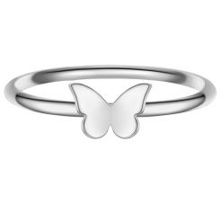 Glanzstücke München Pierscionek Motyl z Srebra Sterling w srebrze z Pierścionki 1 ct Damski. Szare pierścionki Glanzstücke München, srebrne. Za 139.99 zł.