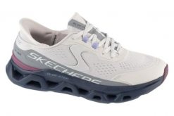 Buty sportowe Sneakersy damskie, Slip-Ins: Glide-Step Altus. Szare buty treningowe Skechers, bez wzorów, z materiału, przed kostkę, bez zapięcia, trekkingowe. Za 399.99 zł.