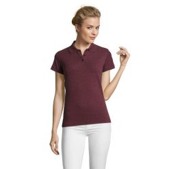 Damska Koszulka Polo Perfect Melange. Czerwone t-shirty sportowe SOL'S, s, bez wzorów, bez ramiączek. Za 63.99 zł.