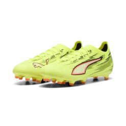 Buty piłkarskie unisex ULTRA 6 PRO FG PUMA. Czarne buty do biegania Puma, bez wzorów, bez zapięcia, do biegania. Za 599.00 zł.