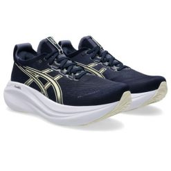 Buty do biegania Gel-Nimbus 27 Rozmiar 43.5 - 1011B958-403 Niebieski. Białe buty do biegania ASICS, bez wzorów, z materiału, bez zapięcia, do biegania. Za 833.50 zł.