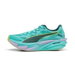 Damskie buty do biegania Puma Deviate Nitro Elite 4 - X Hyrox. Zielone buty do biegania Puma, bez wzorów, z gumy, bez zapięcia, do biegania. Za 1,082.50 zł.